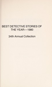 Cover of: Best Detective Stories 1980 (Year's Best Mystery and Suspense Stories)