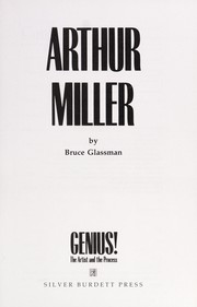 Cover of: Arthur Miller by Bruce Glassman