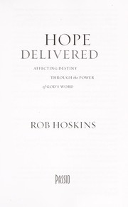 Cover of: Hope delivered by Rob Hoskins
