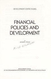 Cover of: Financial policies and development