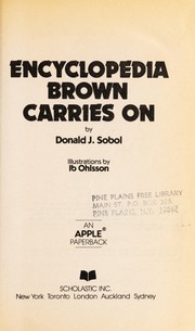 Cover of: Encyclopedia Brown Carries on (Encyclopedia Brown (Paperback)) by Donald J. Sobol