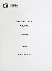 Cover of: Contracts law: group A