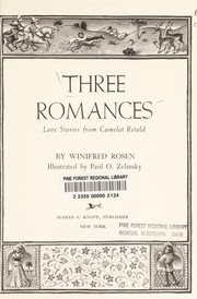 Cover of: Three romances by Winifred Rosen