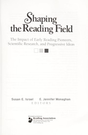 Cover of: Shaping the reading field | 
