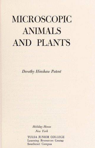 Microscopic animals and plants. (1974 edition) | Open Library
