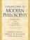 Cover of: Introduction to modern philosophy