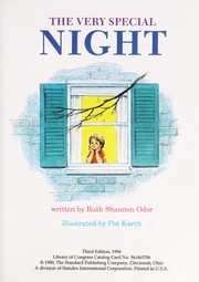 Cover of: The Very Special Night by Ruth Shannon Odor