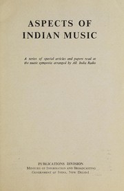 Cover of: Aspects of Indian music | India (Republic)  All India Radio