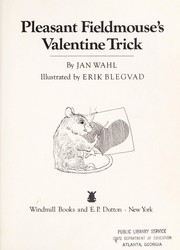 Cover of: Pleasant Fieldmouse's Valentine trick