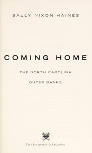 Cover of: Coming Home | Sally Nixon Haines