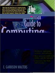 Cover of: The Essential Guide to Computing by E. Garrison Walters, E. Garrison Walters