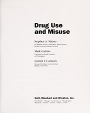 Cover of: Drug use and misuse by Stephen A. Maisto