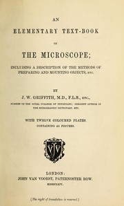 Cover of: An elementary text-book of the microscope | John William Griffith