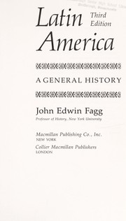 Cover of: Latin America by John Edwin Fagg