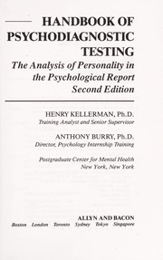 Cover of: Handbook of psychodiagnostic testing | Henry Kellerman