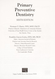 Cover of: Primary preventive dentistry | 