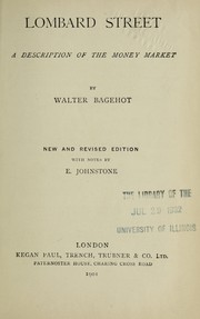 Cover of: Lombard Street by Walter Bagehot