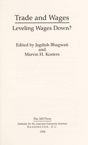 Cover of: Trade and wages: leveling wages down?
