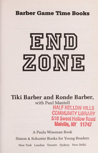 End zone by Tiki Barber