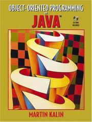 Cover of: Object-oriented programming in JAVA
