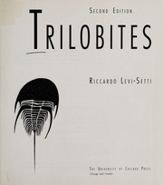 Trilobites by Riccardo Levi-Setti