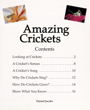 Cover of: Amazing Crickets