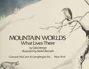 Cover of: Mountain worlds | Gilda Berger