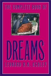 Cover of: The Complete Book of Dreams: And What They Mean