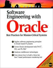Cover of: Software Engineering With Oracle: Best Practices for Mission-Critical Systems