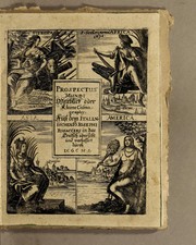 Cover of: Prospectus Mundi: Weltblick oder kleine Cosmographia in welcher kurtzer vnnd klärlicher Weise alle vier Haupttheile der Welt ...
