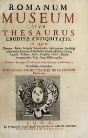 Romanum museum, sive, Thesaurus eruditae antiquitatis by Michel Ange de La Chausse