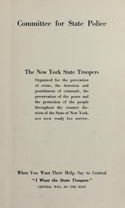 Cover of: The New York State troopers | 