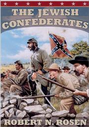 Cover of: The Jewish Confederates by Robert N. Rosen