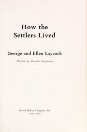 how-the-settlers-lived-cover