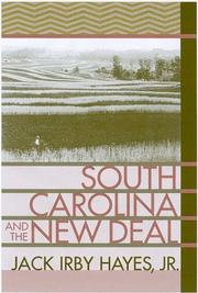 Cover of: South Carolina and the New Deal by J. I. Hayes
