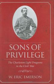 Cover of: Sons of privilege by W. Eric Emerson