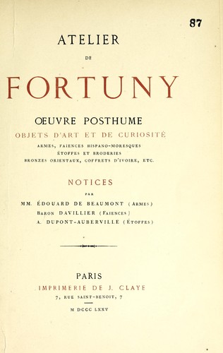 Atelier de Fortuny by Hôtel Drouot