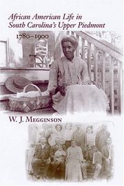 Cover of: African American Life in South Carolina's Upper Piedmont, 1780-1900