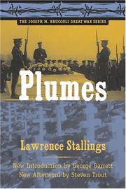 Cover of: Plumes (The Joseph M. Bruccoli Great War Series)