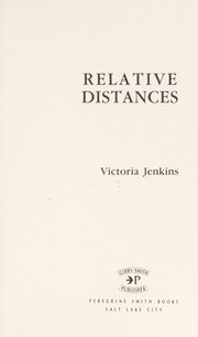 Cover of: Relative distances | Victoria Jenkins