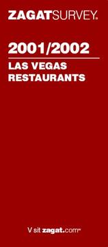 Cover of: Zagatsurvey 2001/2002 Las Vegas Restaurants (Zagatsurvey : Las Vegas Restaurants, 2001-2002)