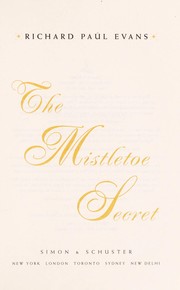 Cover of: The mistletoe secret