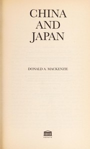 Cover of: China and Japan | Donald Alexander Mackenzie