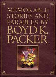 Cover of: Memorable Stories and Parables by Boyd K. Packer