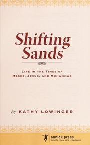 Cover of: Shifting sands | Kathy Lowinger