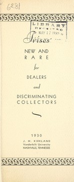 Cover of: Irises new and rare for dealers and discriminating collectors, 1930 | J. H. Kirkland (Nursery)