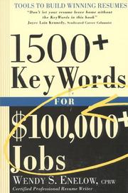 Cover of: 1500+ keywords for $100,000+ jobs