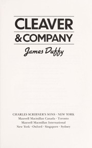 Cover of: Cleaver & company | Duffy, James