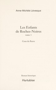 Cover of: Les enfants de Roches-Noires
