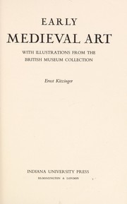Cover of: Early Medieval Art